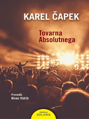 cover image of Tovarna Absolutnega